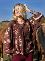 Afbeelding in Gallery-weergave laden, BCLara Lace Blouse 41029 Coffee

