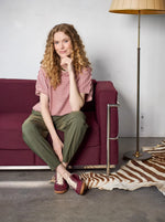 Afbeelding in Gallery-weergave laden, BCBeate Barrel Pant 41096 Army
