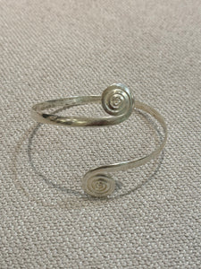 Armcuff Spiral Benoa Silver