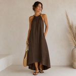 Afbeelding in Gallery-weergave laden, Lino Halter Dress 20950
