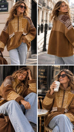 Lade das Bild in den Galerie-Viewer, Sweater Teddy Cognac
