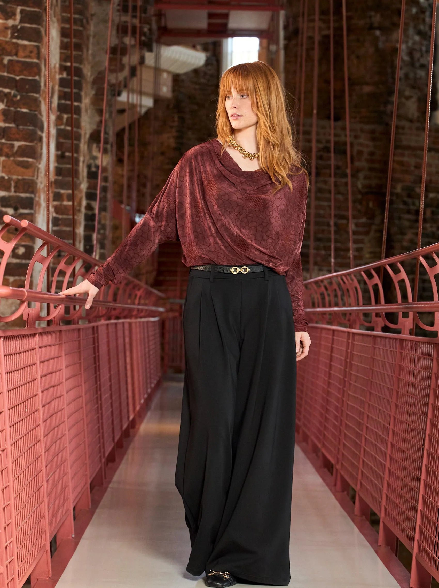 BCTessa LS Blouse 40941 Plum