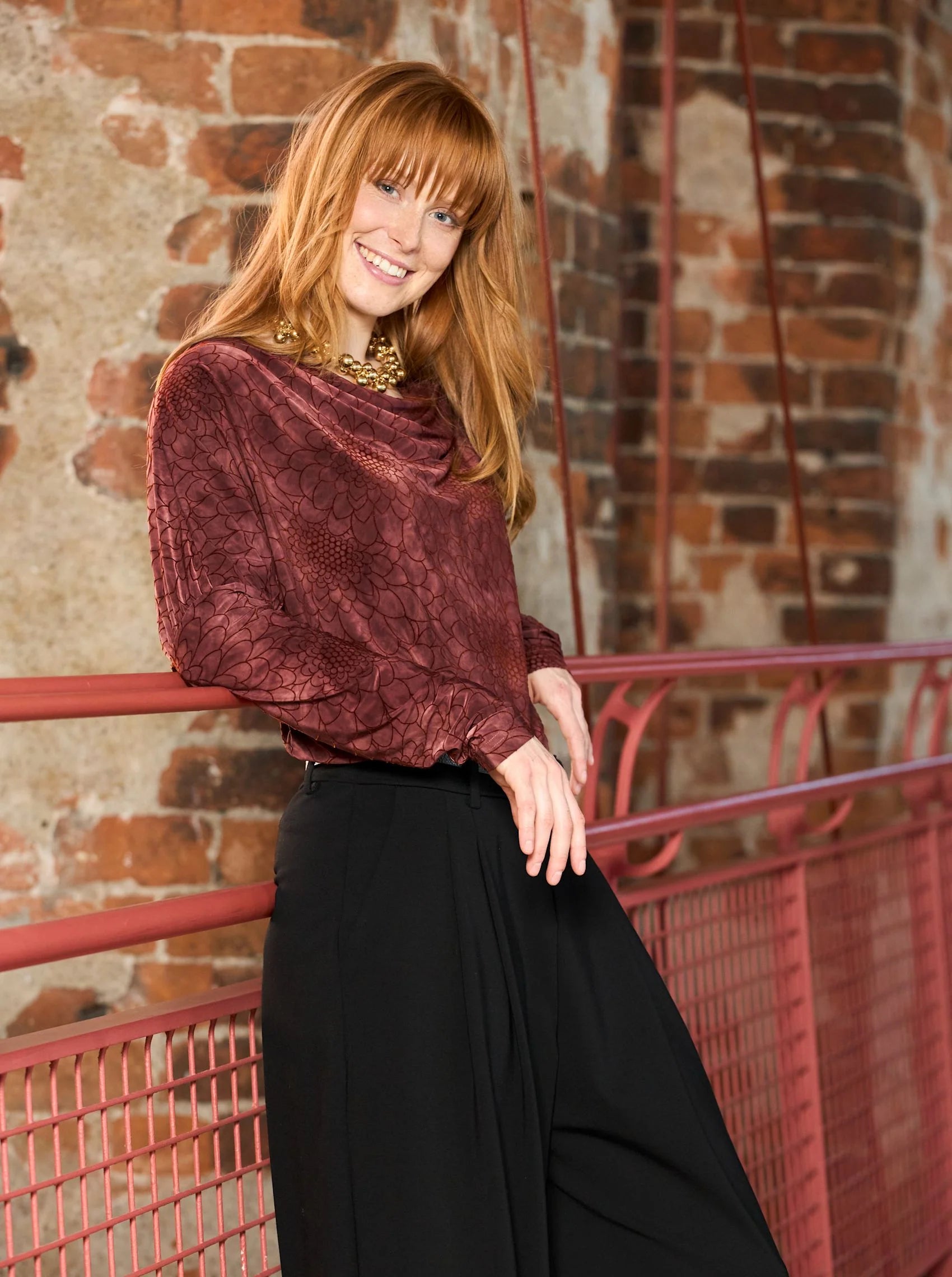 BCTessa LS Blouse 40941 Plum