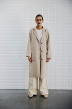 Afbeelding in Gallery-weergave laden, WBLCeline Mel Spring Coat 00895 Taupe Melange
