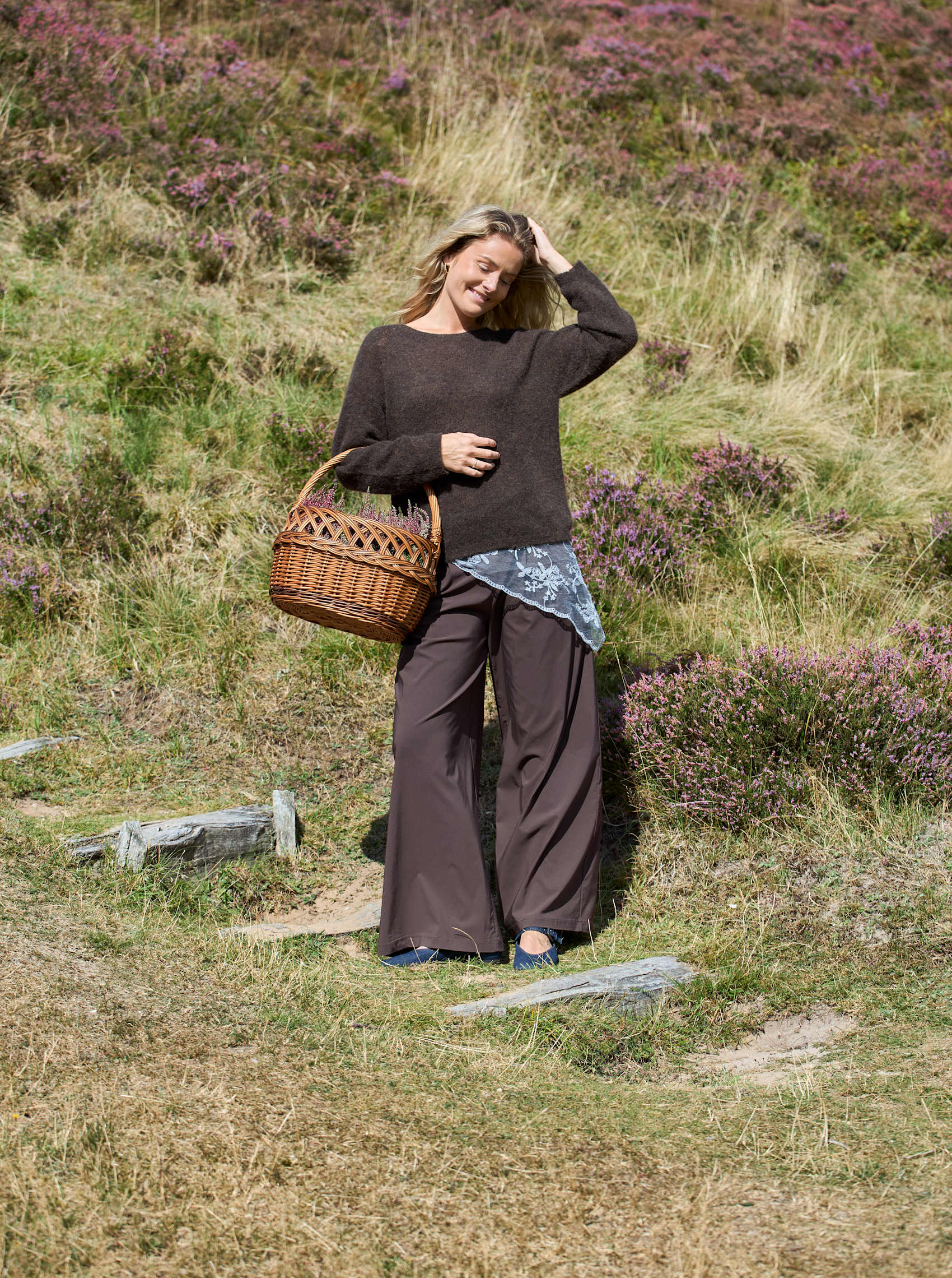 BCDavi Wideleg Pant 40974 Coffee