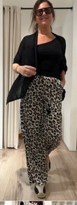 BCLuna Luna Straigt Pants 31977 Lt Leopard