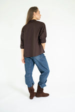 Afbeelding in Gallery-weergave laden, Blouse Budbey Dark Night Brown
