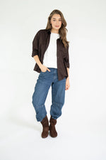 Afbeelding in Gallery-weergave laden, Blouse Budbey Dark Night Brown
