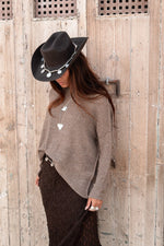 Afbeelding in Gallery-weergave laden, Luna Lace Skirt MNO22615DBR Dark Brown

