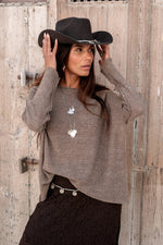 Afbeelding in Gallery-weergave laden, Fiona Knitted Top MGR22606TA Taupe
