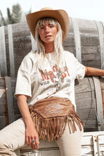 Afbeelding in Gallery-weergave laden, Serena Artwork Tshirt MMI22603BE Beige

