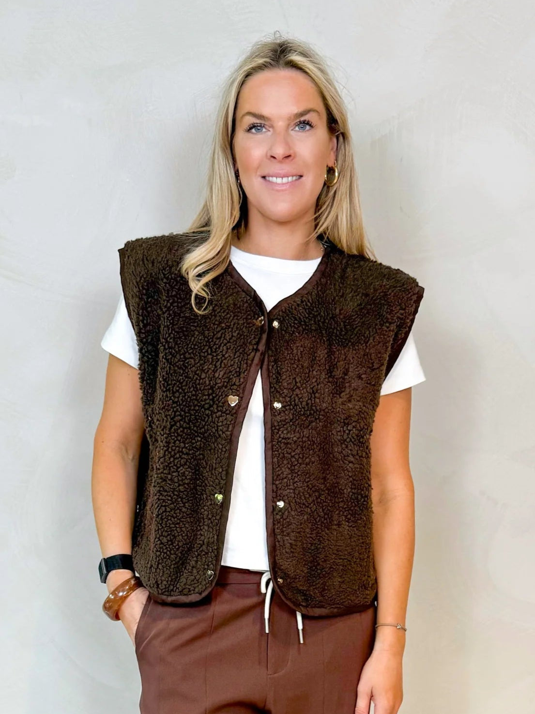 Bodywarmer Bonny Dark Brown