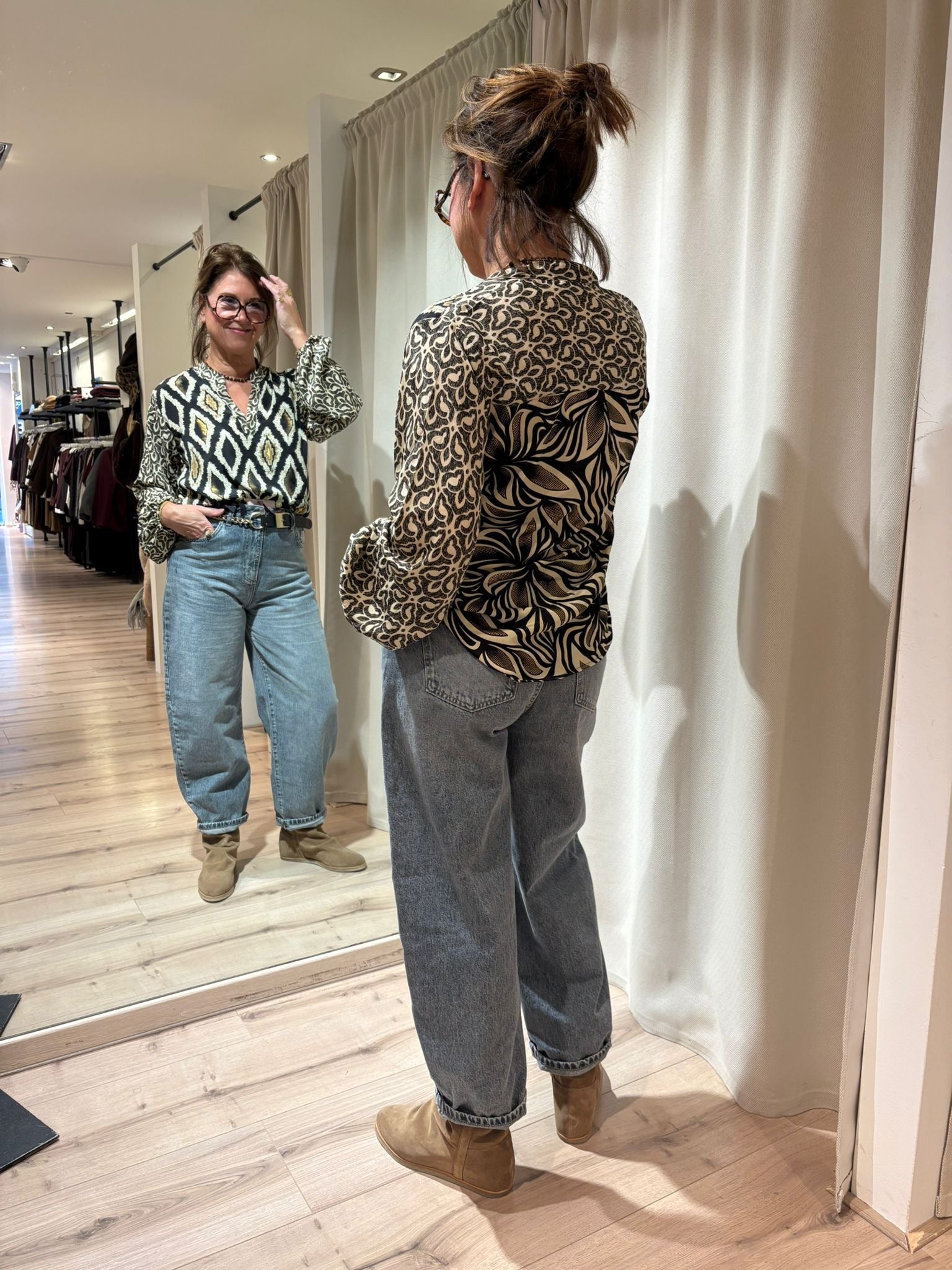 BCLuna Blouse 39227 Black Tile