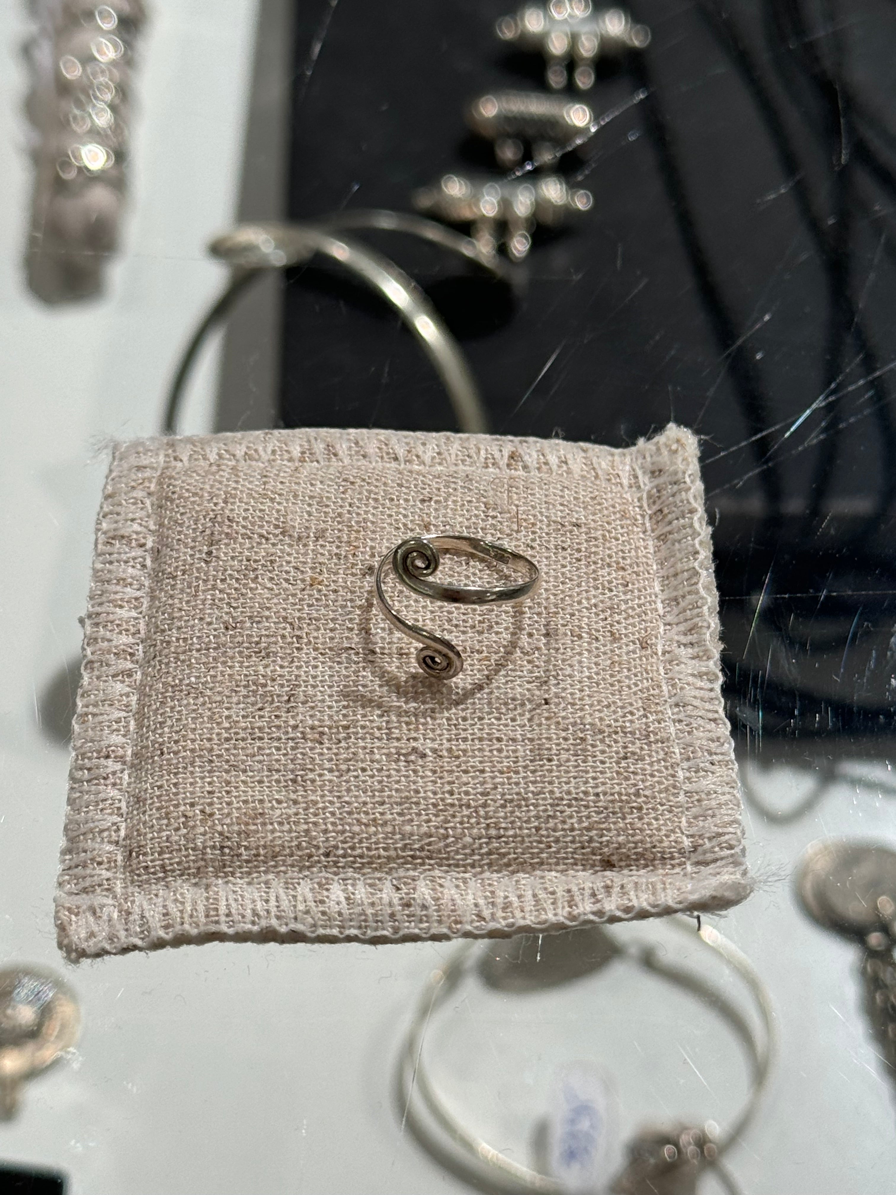 Ring Spiral  Sanda Silver