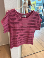 Afbeelding in Gallery-weergave laden, Crochet Tee Ellie French Rose
