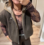 Afbeelding in Gallery-weergave laden, Bodywarmer Reversible F40915 Choco
