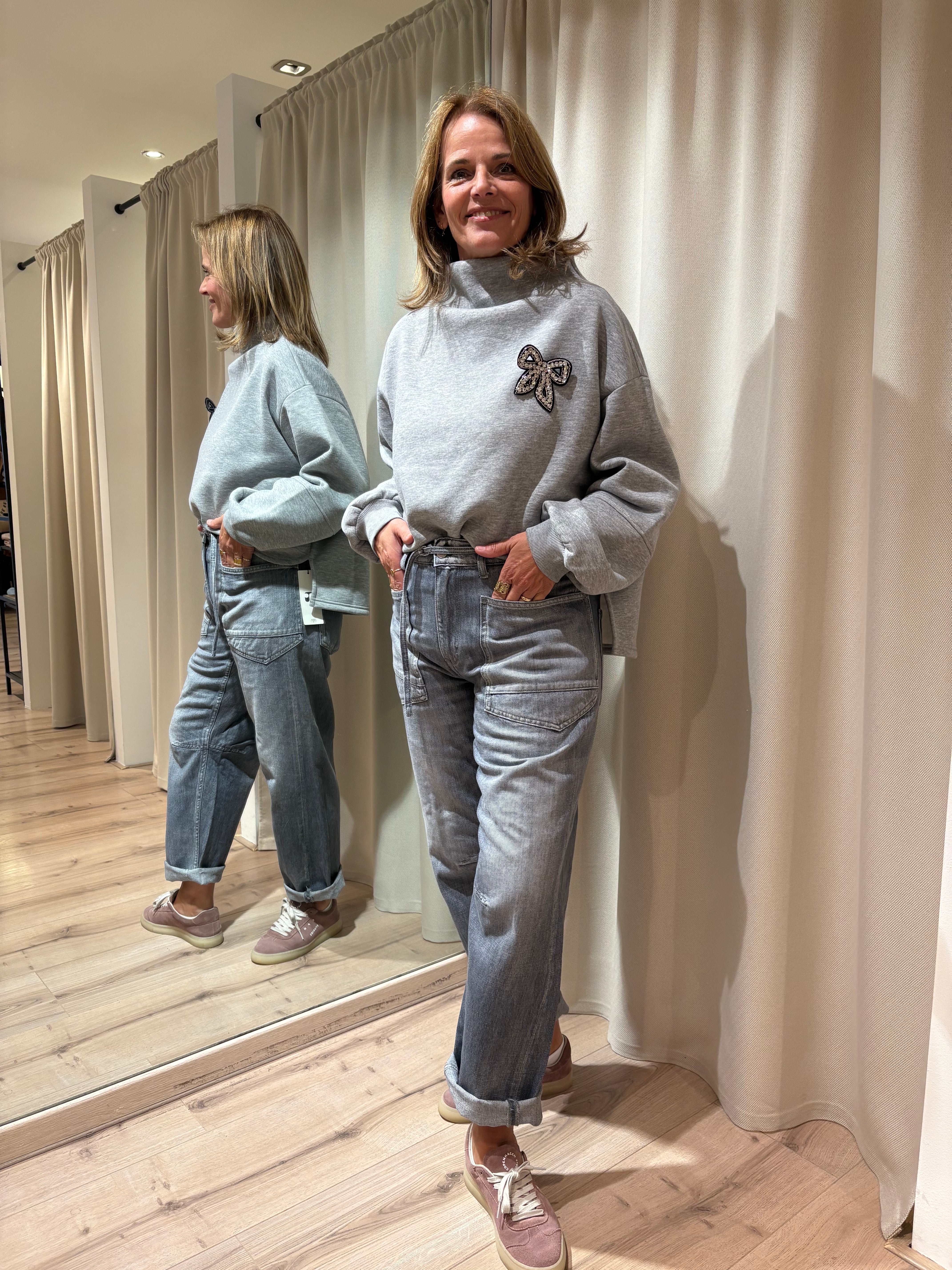 Jean Femme Madie JFMADIE0W6198 Grey