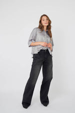 Afbeelding in Gallery-weergave laden, Blouse Alijah Grey Shine
