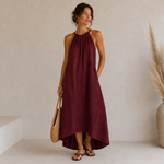 Afbeelding in Gallery-weergave laden, Lino Halter Dress 20950
