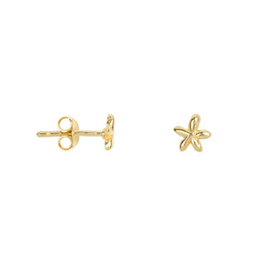 Mini Flower Stud E2445 Gold Plated