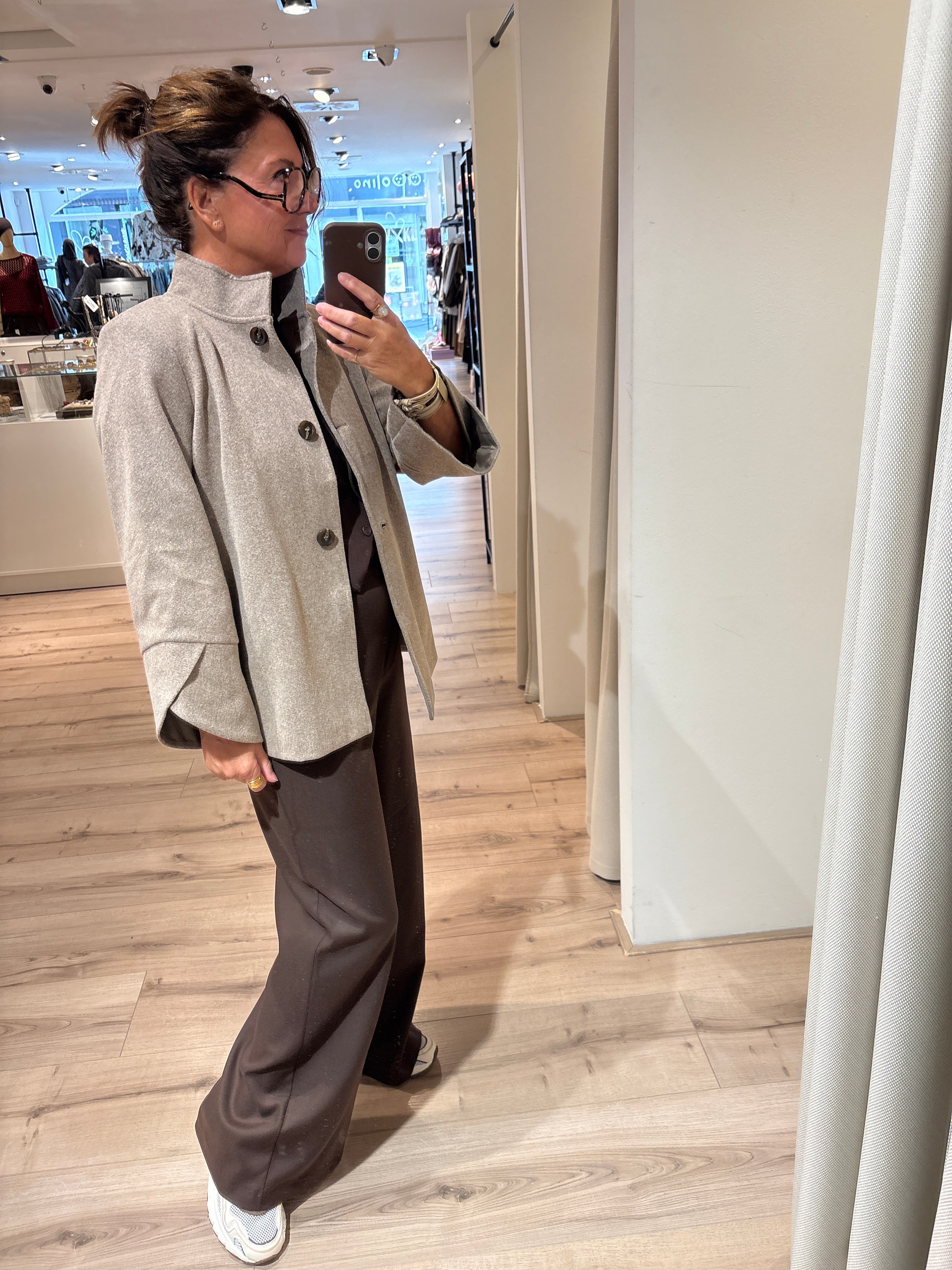 Coat Alice Light Taupe/Vizon