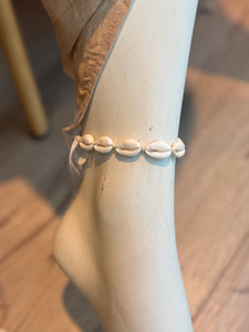 Anklet Cowrie Jimbaran Wit