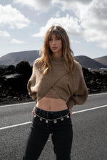Afbeelding in Gallery-weergave laden, Paige Sweater MFF22551GRM Brown Melange
