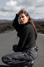Afbeelding in Gallery-weergave laden, Paige Sweater MFF22551GRM Black
