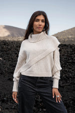 Afbeelding in Gallery-weergave laden, Yara Sweater MFF22550LBM Light Beige Melange
