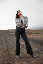 Afbeelding in Gallery-weergave laden, Enya Sweater MFF22555BRM Grey Melange
