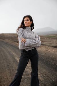 Enya Sweater MFF22555BRM Grey Melange