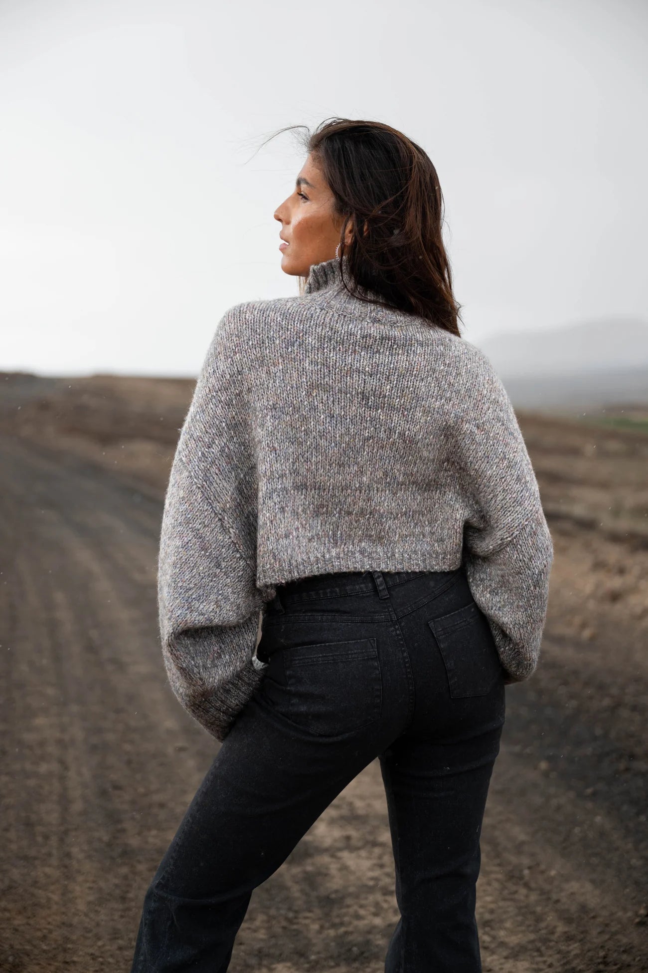 Enya Sweater MFF22555BRM Grey Melange