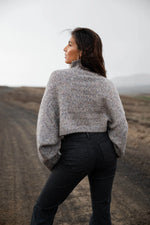 Afbeelding in Gallery-weergave laden, Enya Sweater MFF22555BRM Grey Melange
