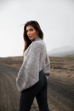 Afbeelding in Gallery-weergave laden, Enya Sweater MFF22555BRM Grey Melange
