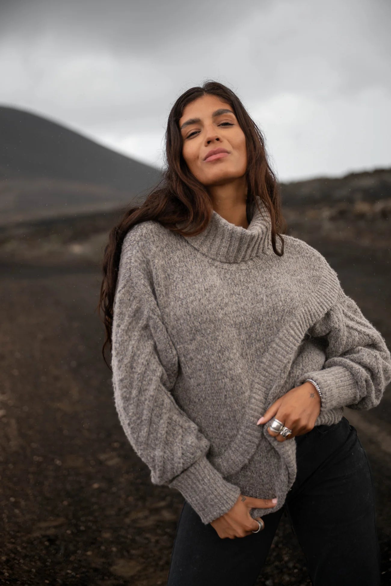 Yara Sweater MFF22550LBM Grey Melange