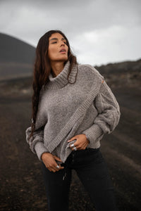 Yara Sweater MFF22550LBM Grey Melange