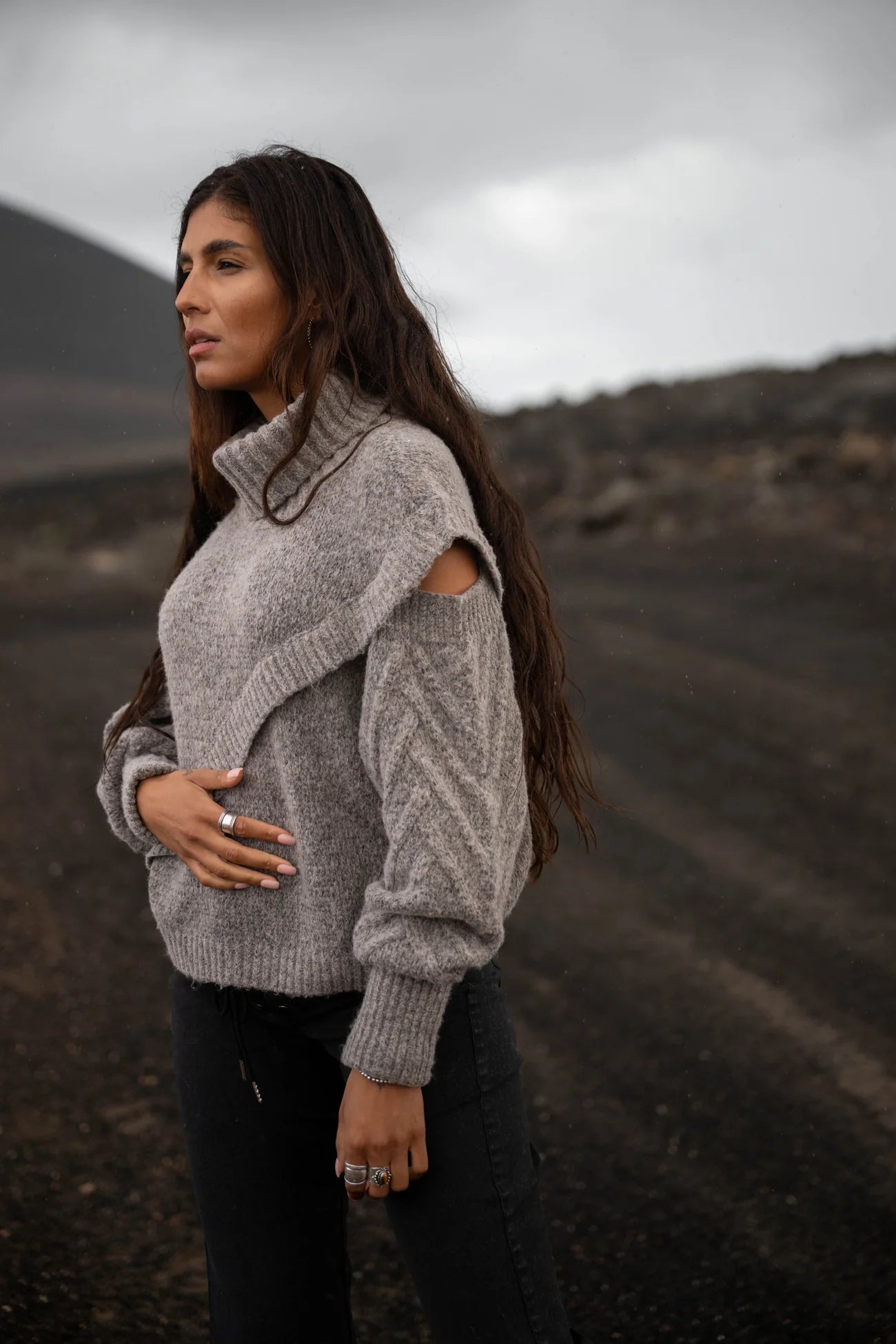 Yara Sweater MFF22550LBM Grey Melange
