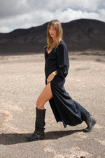 Afbeelding in Gallery-weergave laden, Lotta Maxi Dress  MRA22594 Black
