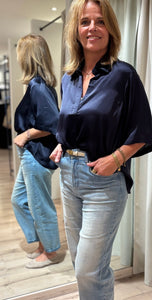 Blouse Alijah Dark Night Blue Bember