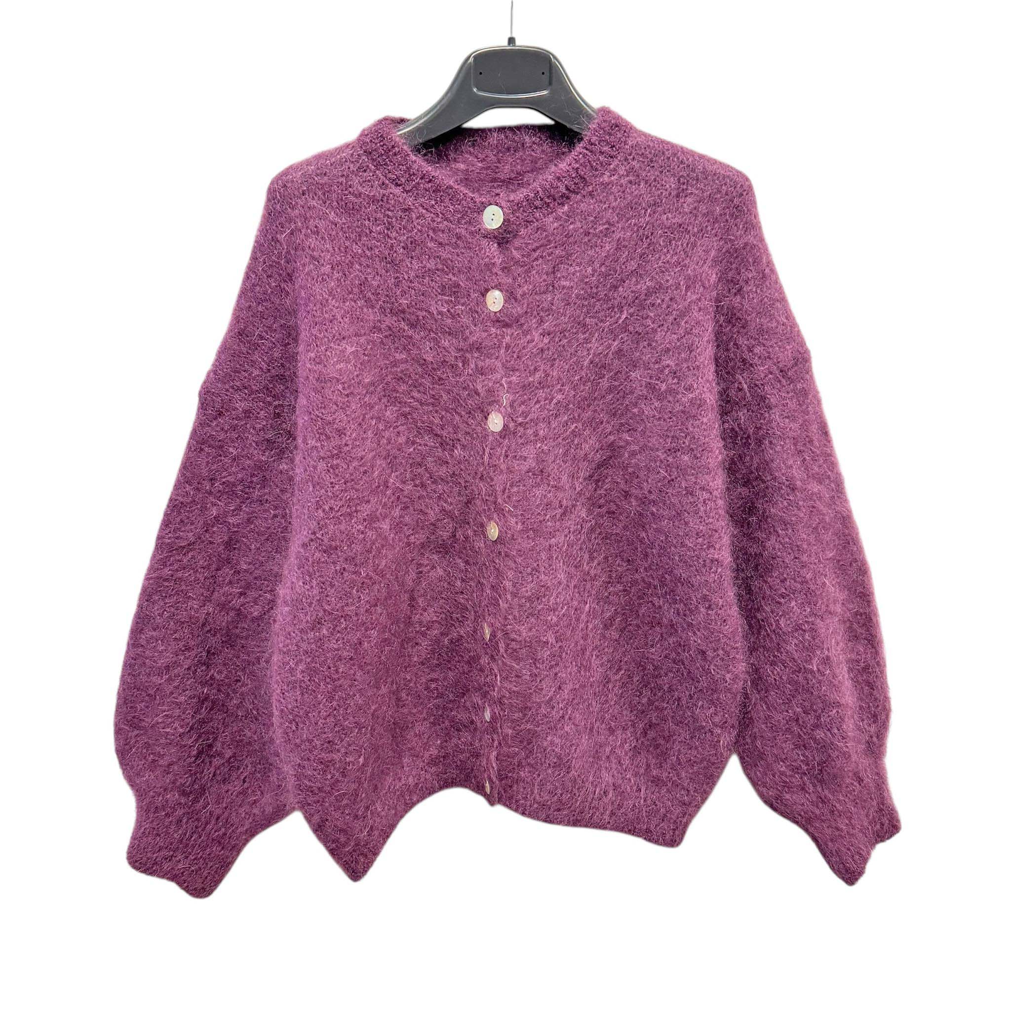 Vest Ronde Hals luxe Mohair Mix 6207 +colours