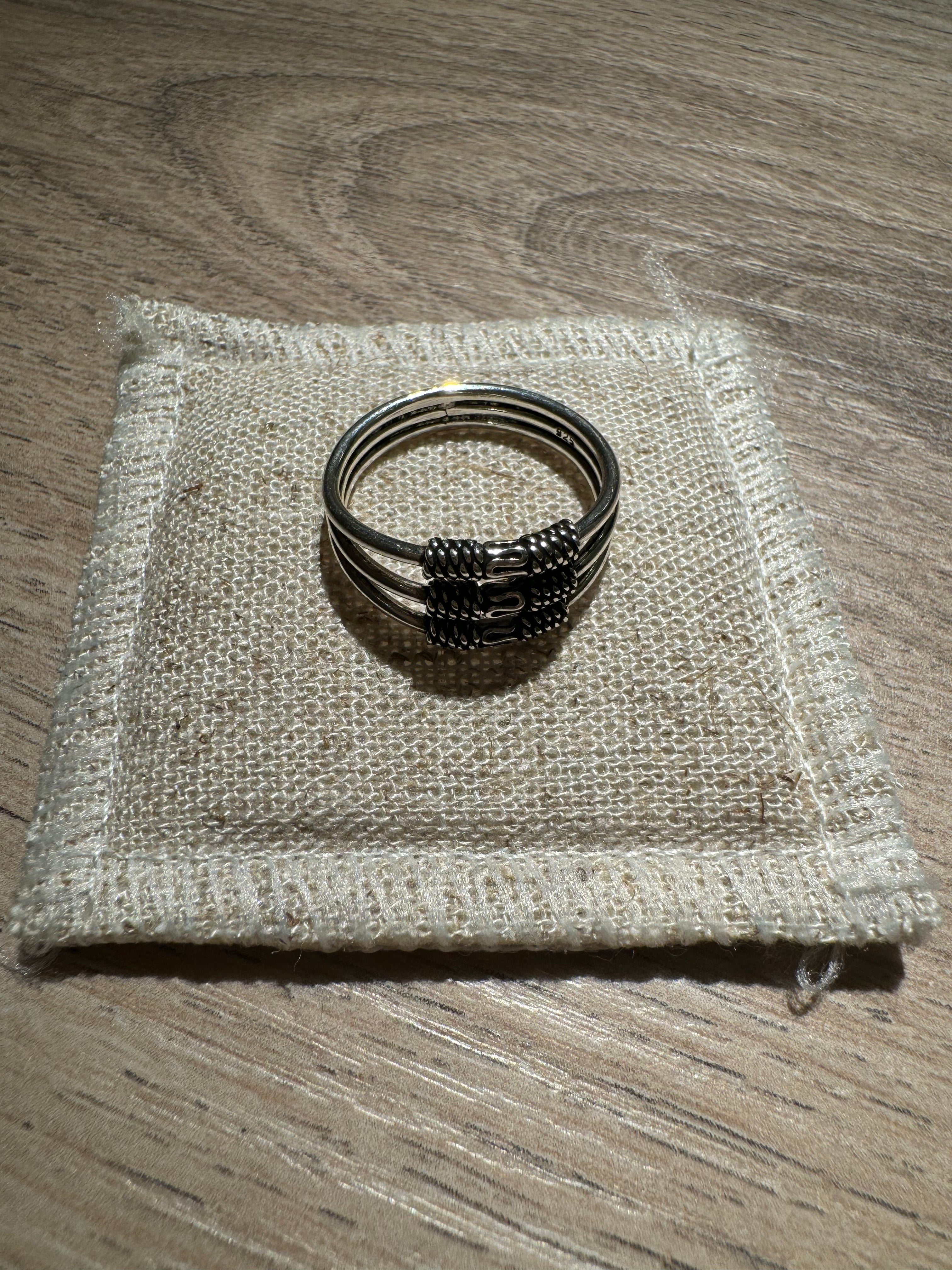 Ring "Triple Bali" Zilver