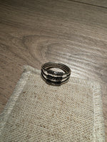 Afbeelding in Gallery-weergave laden, Ring &quot;Triple Bali&quot; Zilver
