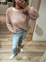 Afbeelding in Gallery-weergave laden, Zelina Knitted Jumper 1157 Pale Rose
