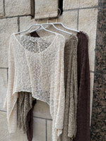 Afbeelding in Gallery-weergave laden, Cropped sweater 2511 Brown
