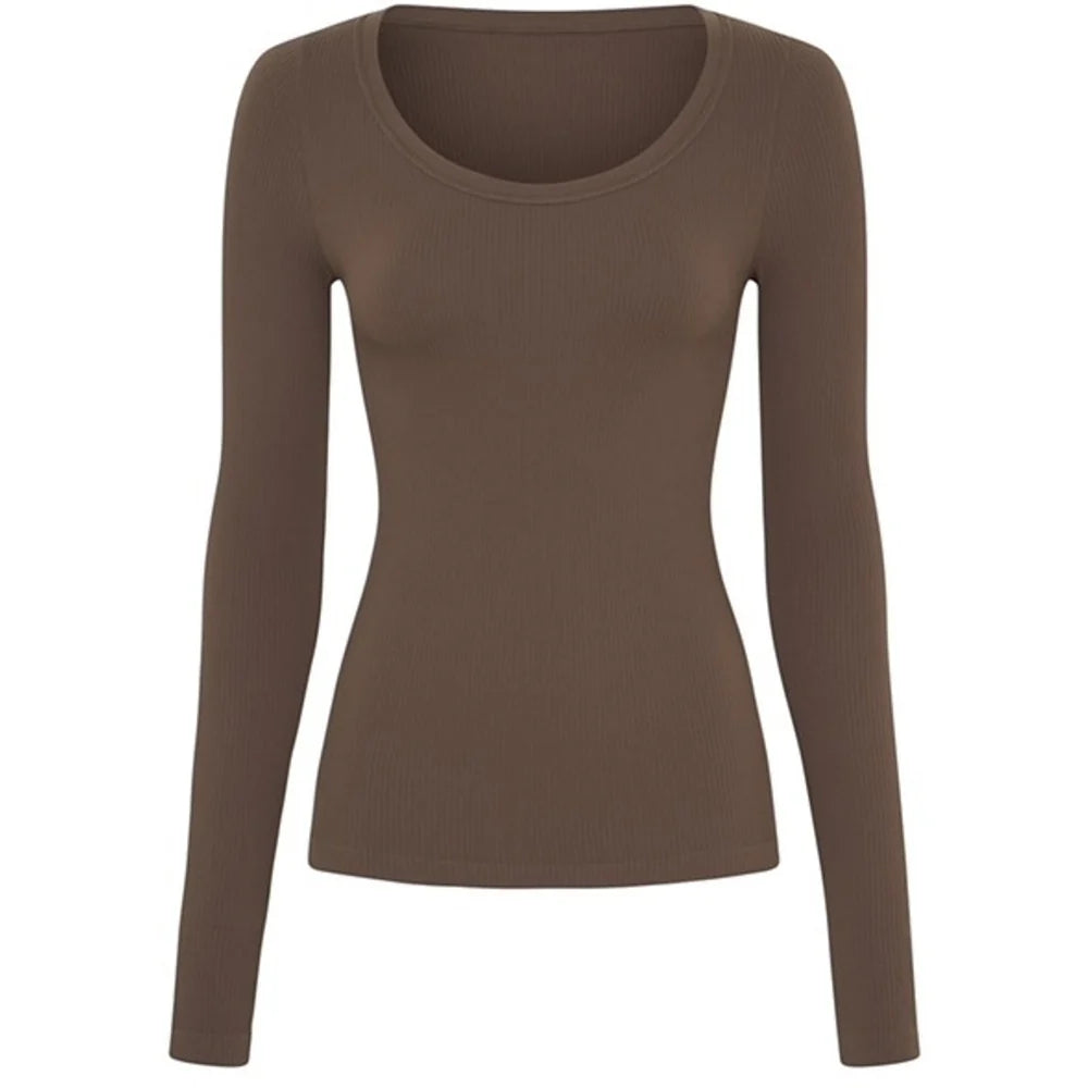 Linea Rib T-shirt TS1ML612 Caffe