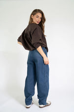 Afbeelding in Gallery-weergave laden, Blouse Monchou Brown
