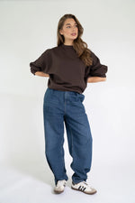 Afbeelding in Gallery-weergave laden, Blouse Monchou Brown
