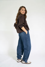 Afbeelding in Gallery-weergave laden, Blouse Monchou Brown
