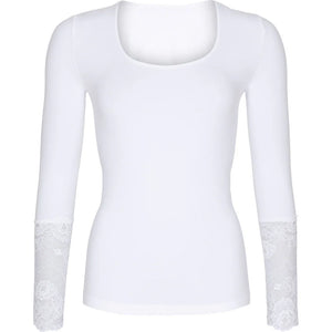 Mary Blouse Lace LS H5-604 Bianco