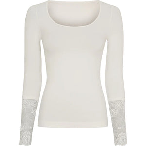 Mary Blouse Lace LS H5-604 Ivory